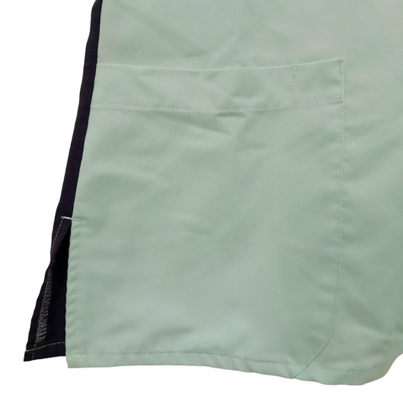 Grey's Anatomy Scrub Top Womens XXS Green V-Neck Short Sleeve Active Uniform - Picture 8 of 9